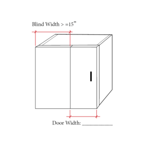 Wall Blind Corner Cabinet (WBC)