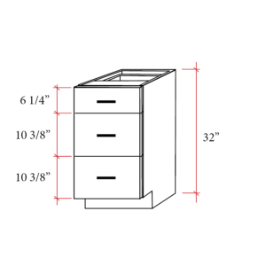 Vanity Drawer Base (VD) (No Sink)