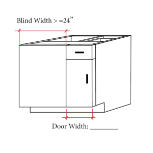 Base Blind Corner Cabinet (BBC)