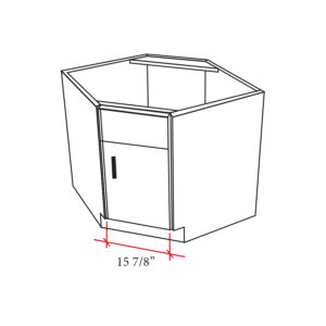 Sink Base Corner Cabinet (SBA)