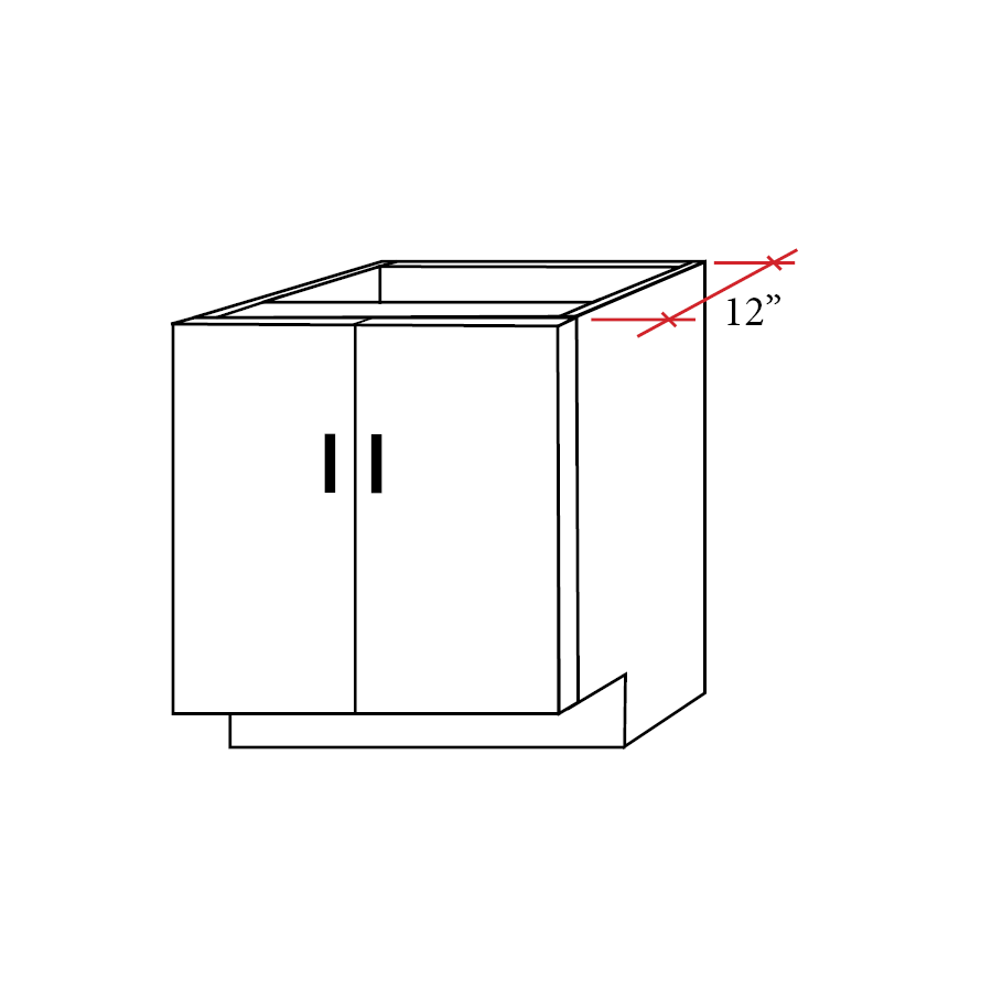 Full Door Cabinet (FB-12”) (12”Deep)