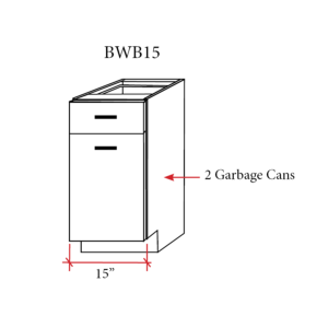 Base Wastebasket Cabinet (BWB)