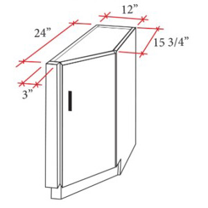 Base  End Cabinet (BEA12)